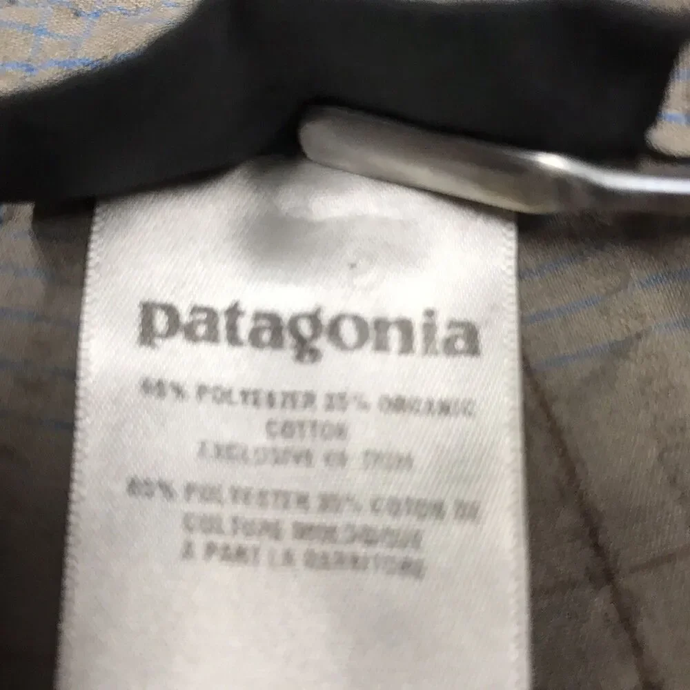 PATAGONIA Thrift Seersucker Shorts Men 32 Gray Striped Bermuda Y2K Late 90s